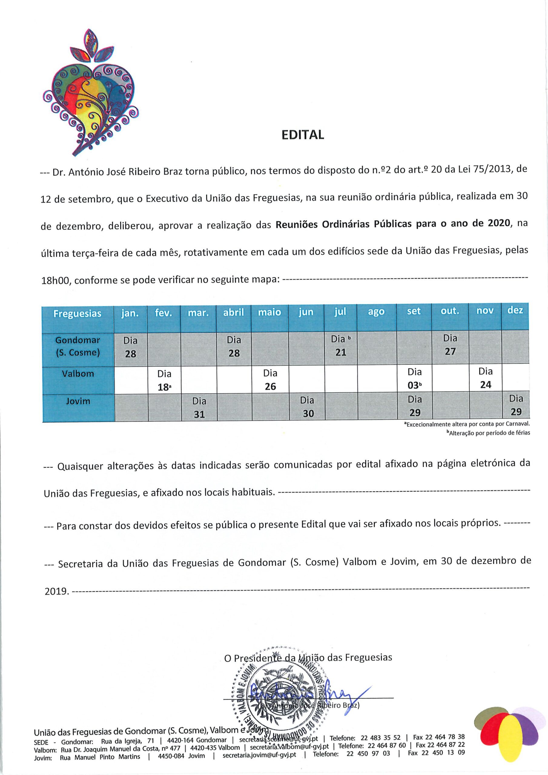 Reunioes Publicas do Executivo 2020 1