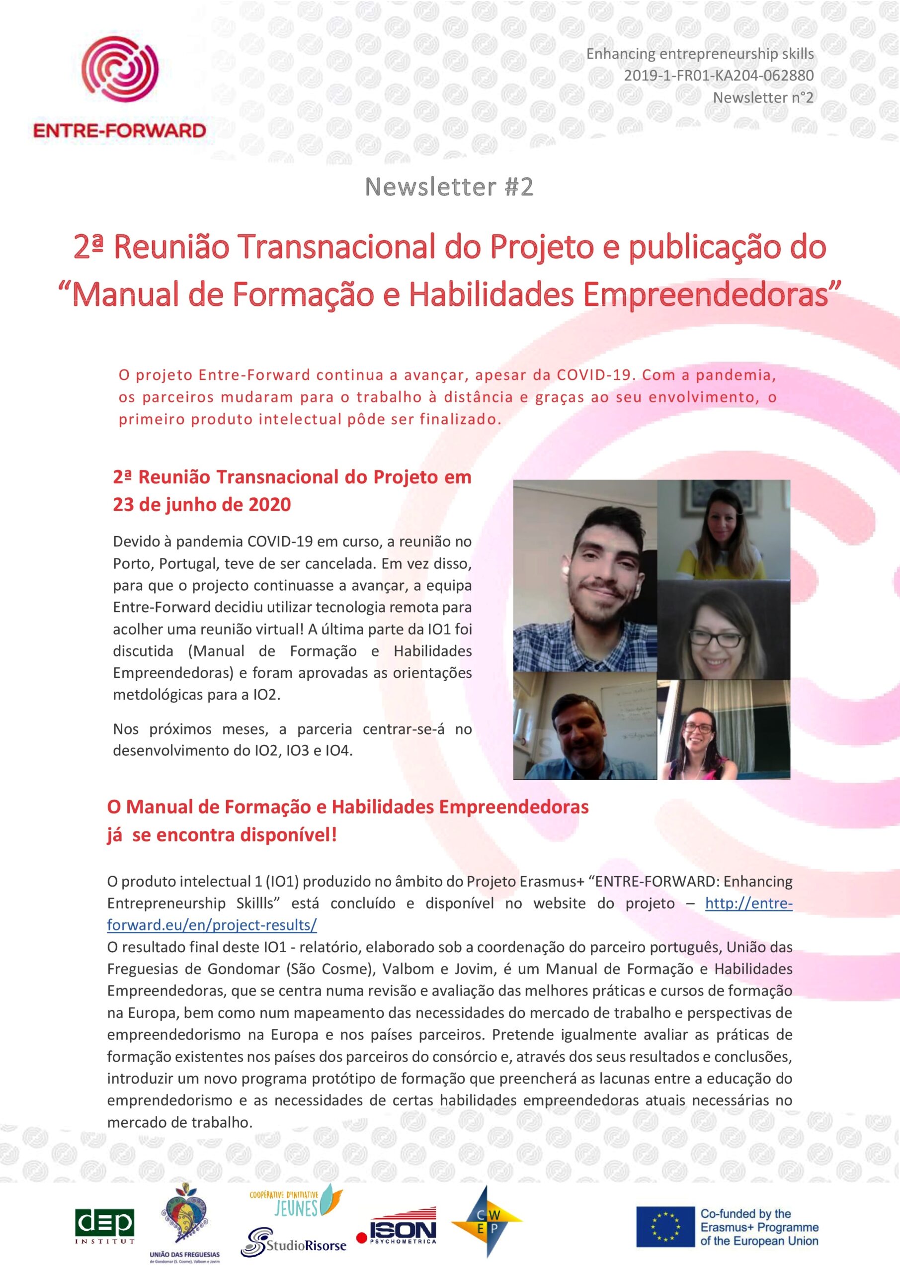 Entre Foward newsletter