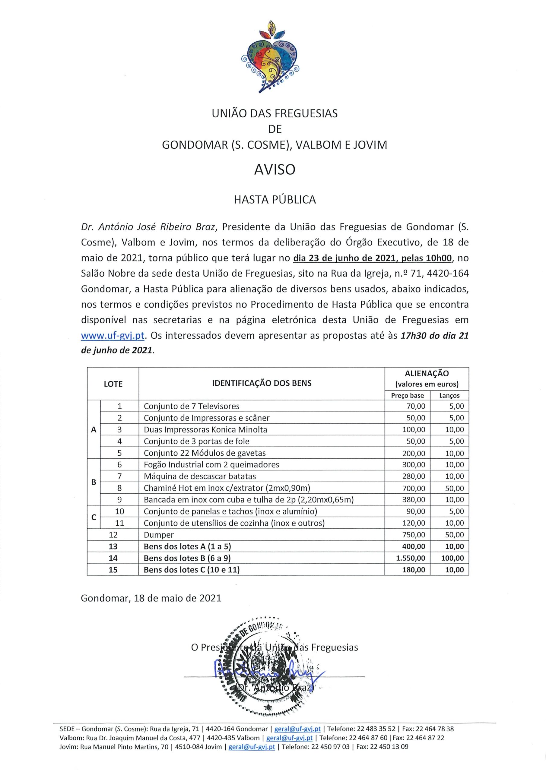 Hasta Publica UFGVJ 1