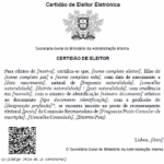 Certidão Eleitor Eletrónica